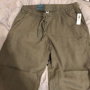 Old navy linen wide leg pants